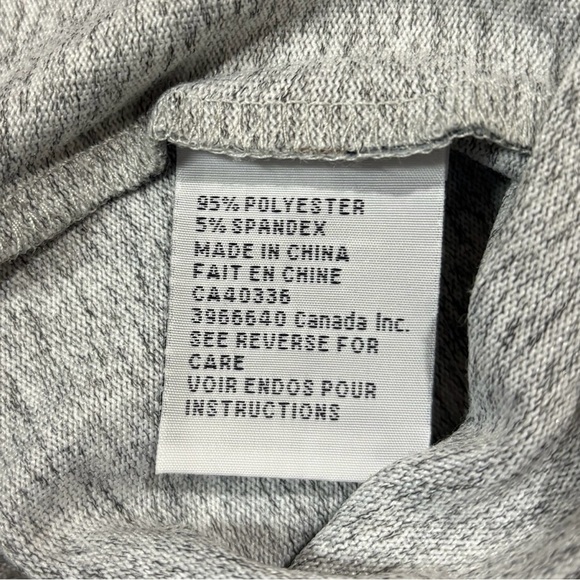 NWOT, Ness, Writing Patterned Sweater, Small, Gray & Navy - Picture 5 of 8